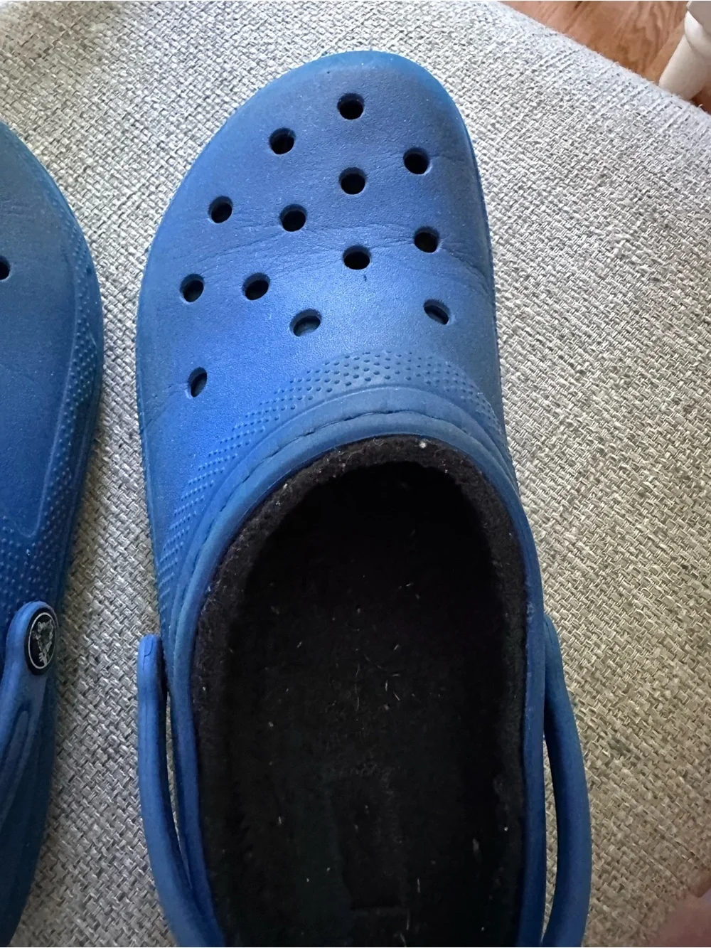 Boys Crocs Lined Blue Shoes